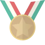 Victory Medal SVG Icon